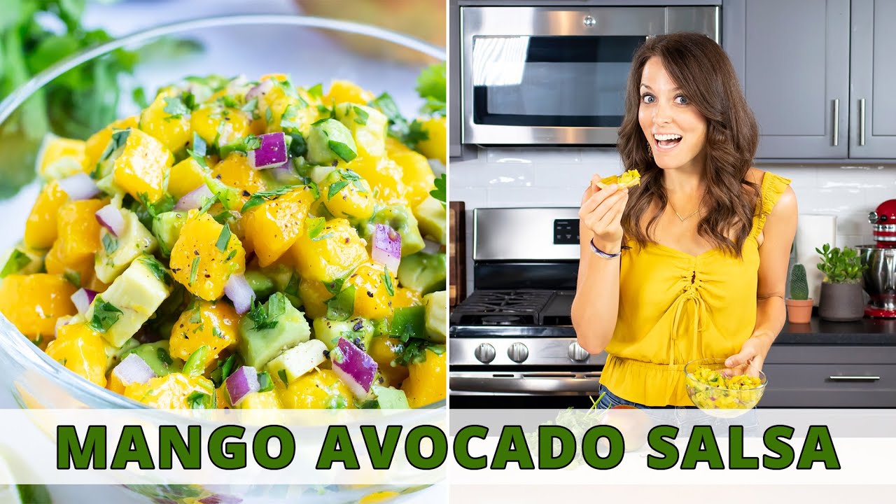 The BEST Mango Avocado Salsa | Ready in Under 15 Minutes!