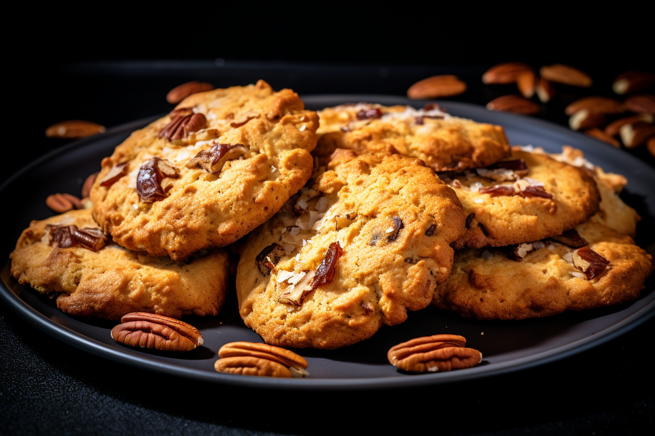 Coconut Pecan Cookies Recipe Nutty Tropical Paradise