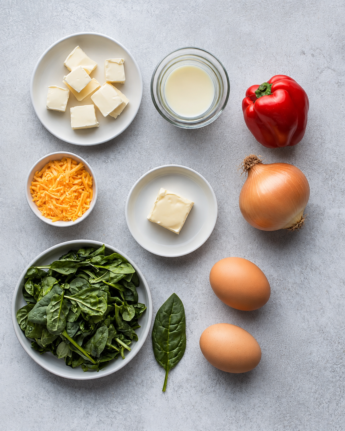Mini Crustless Quiche Ingredients