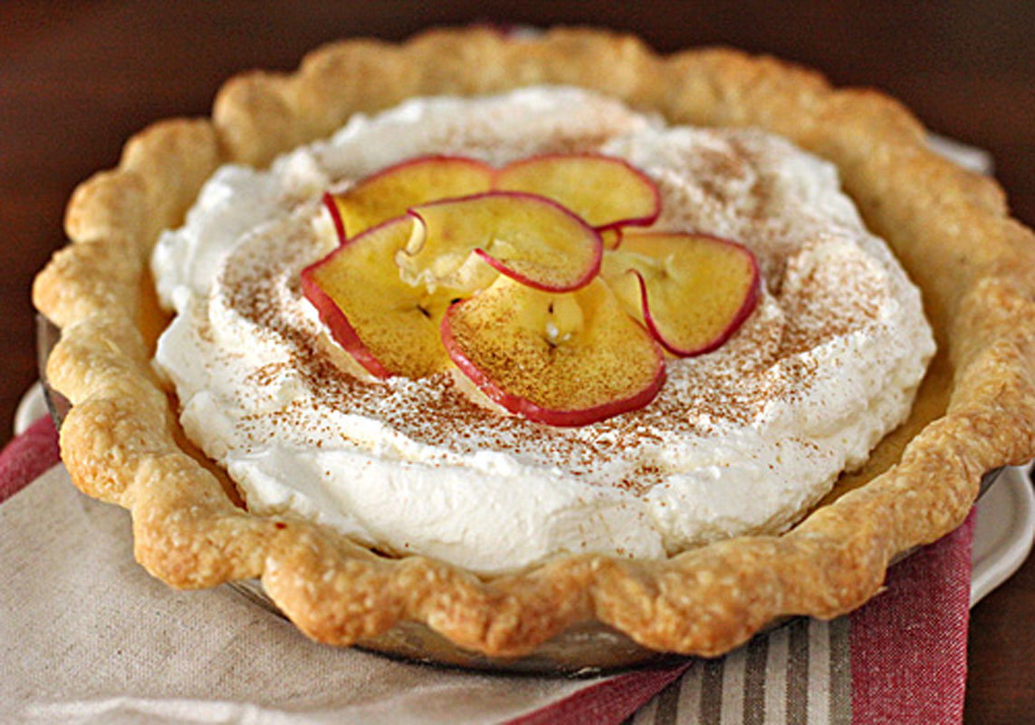 Apple Cider Cream Pie