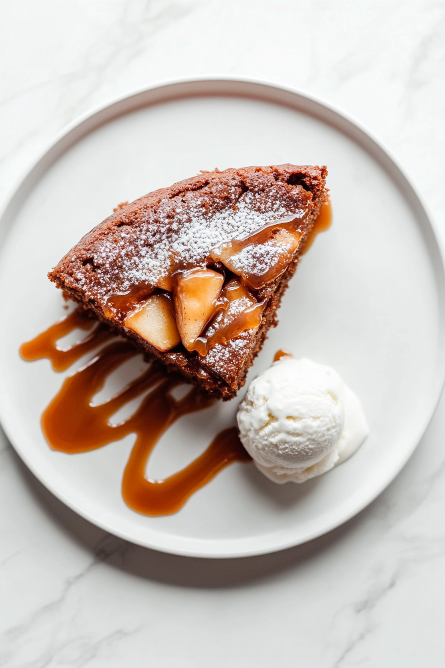 Apple-Rum Spice Cake