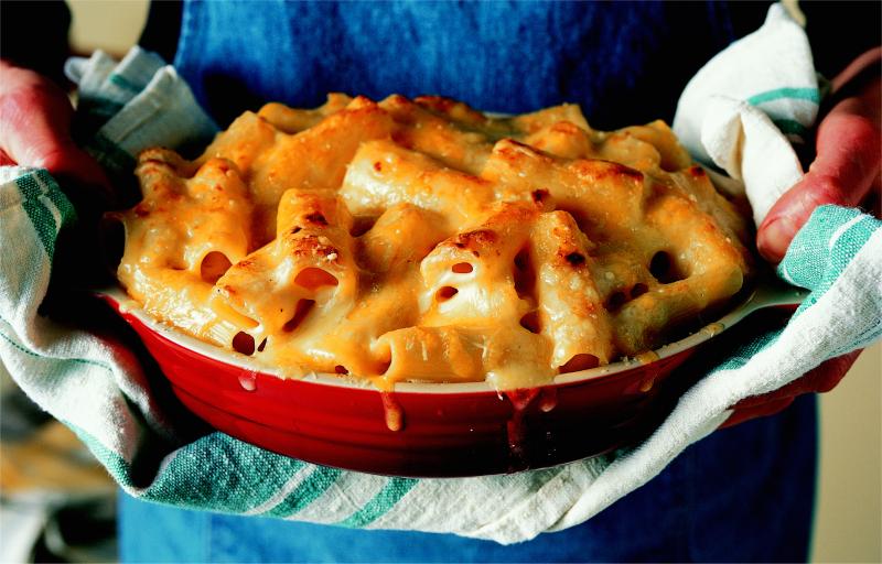 Baked Four Cheese Rigatoni