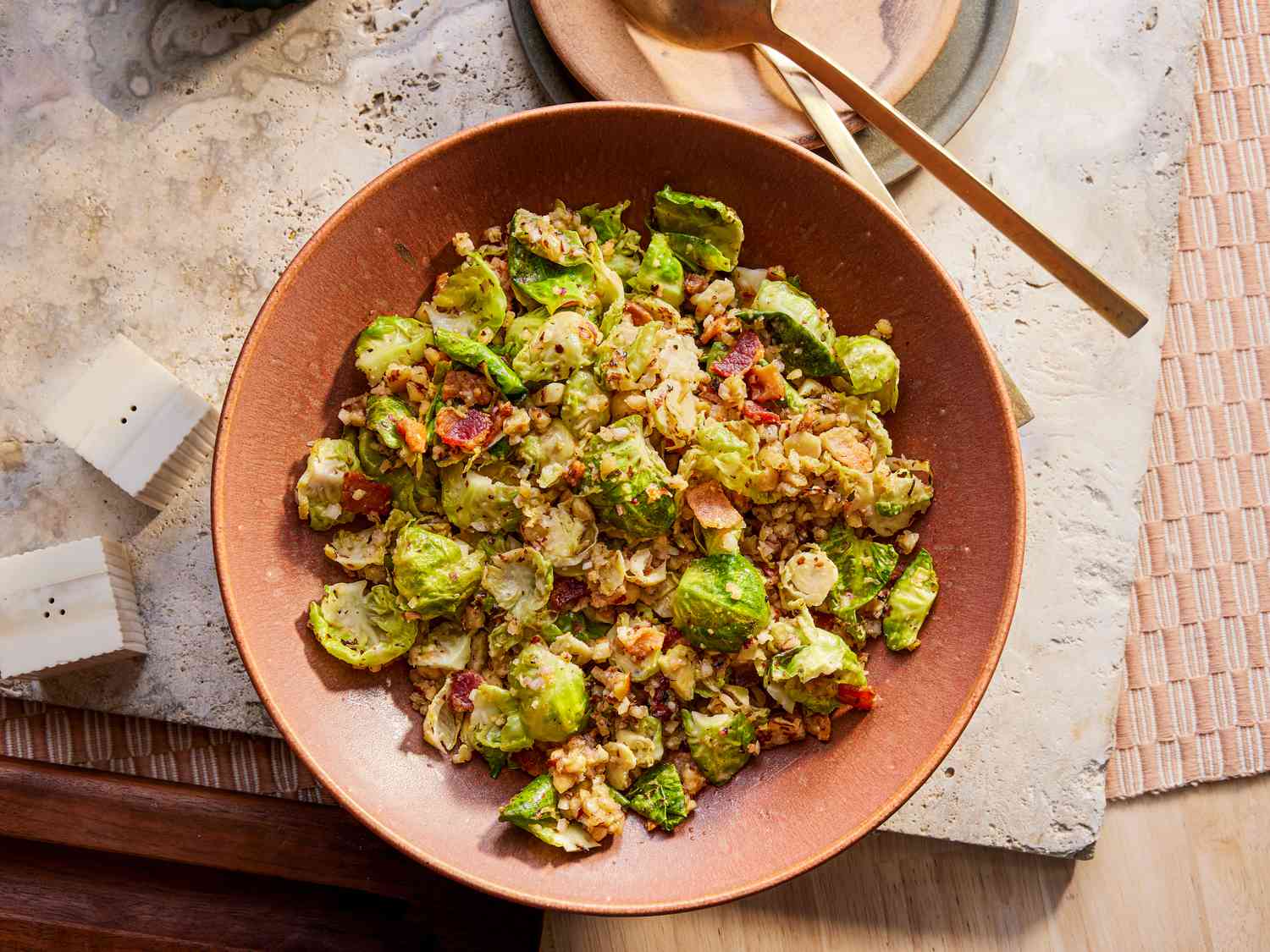Brussels Sprout and Bacon Salad