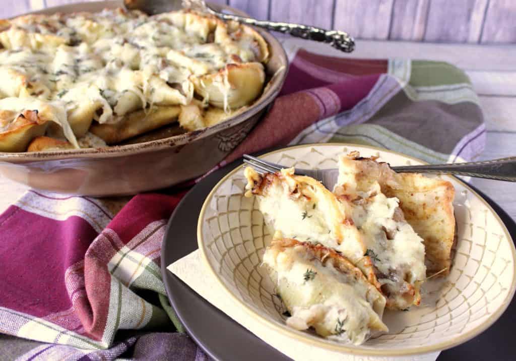 French Onion Stuffed Shells