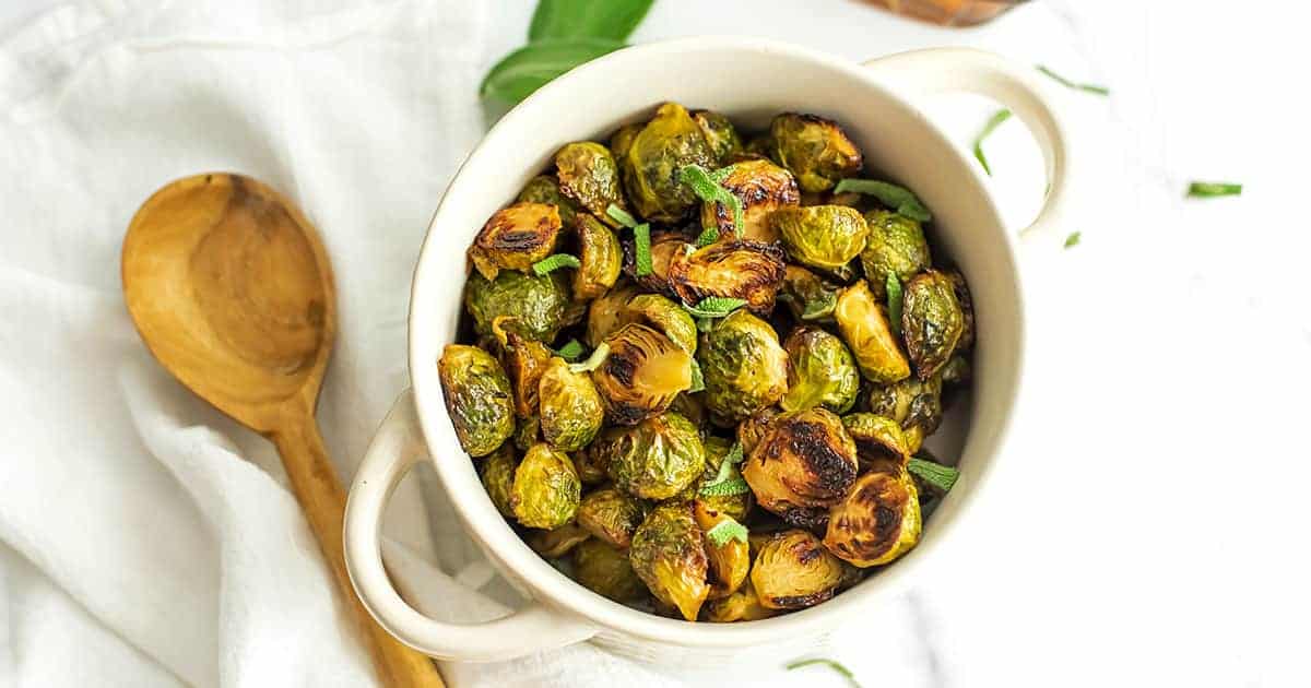 Maple Dijon Brussels Sprout Salad