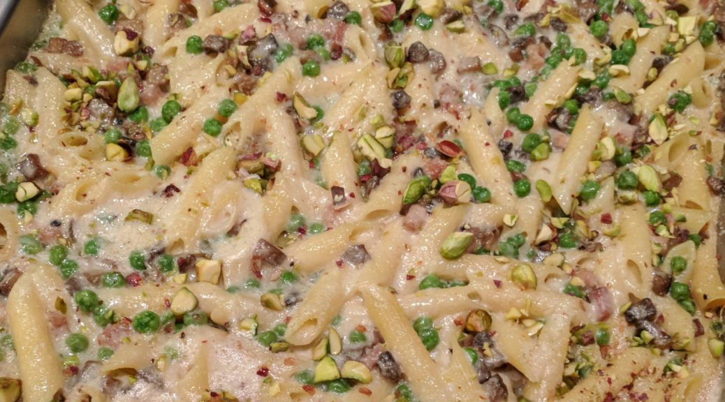 Roasted Garlic Parmesan Penne