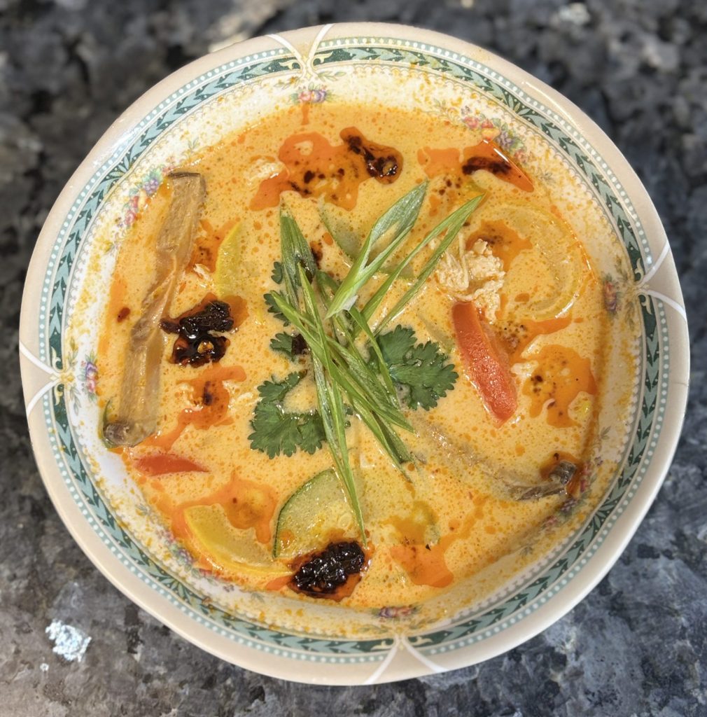 Keto Thai Curry Chicken Soup Recipe