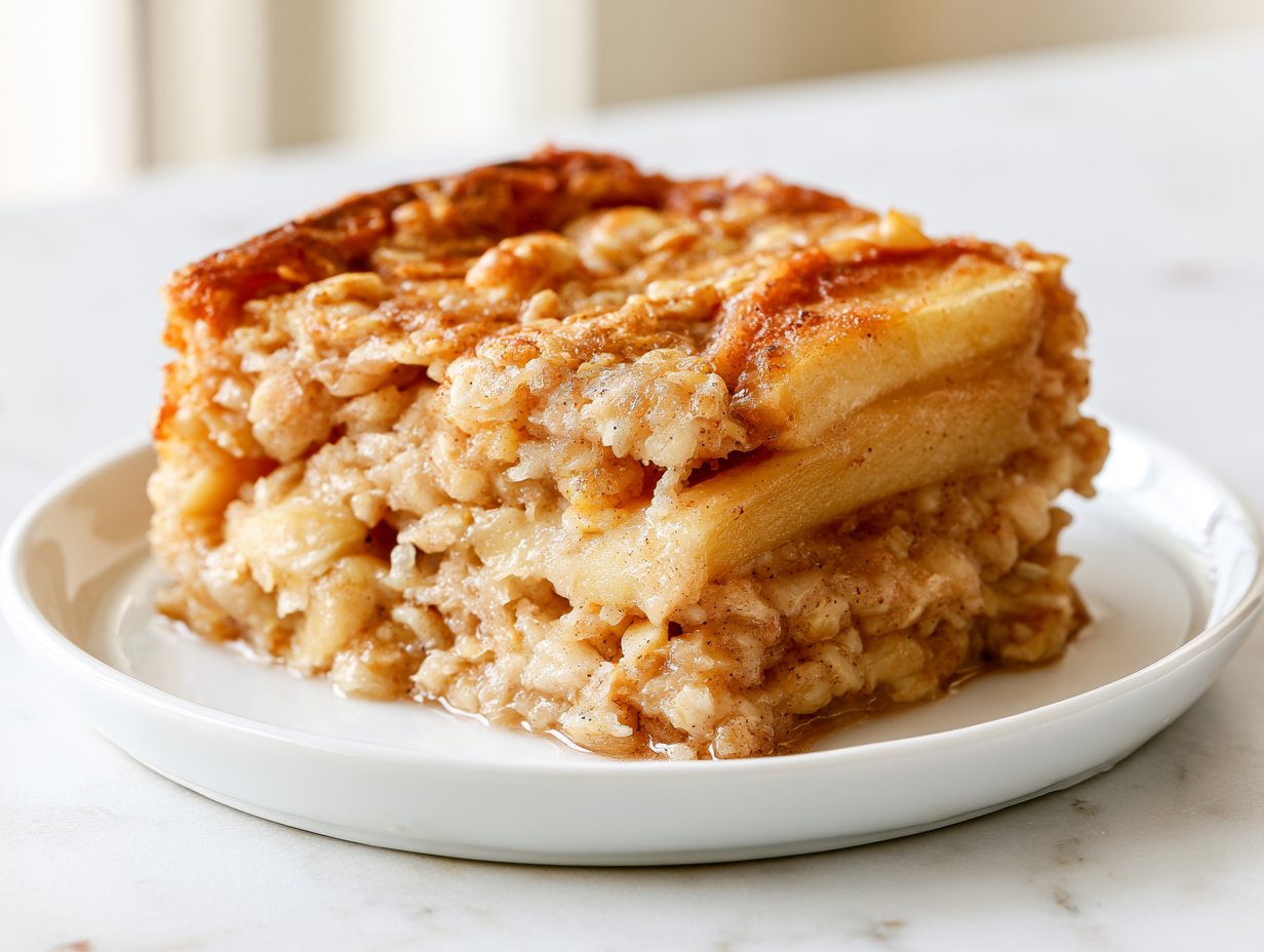 Baked Apple Cinnamon Oatmeal Recipe