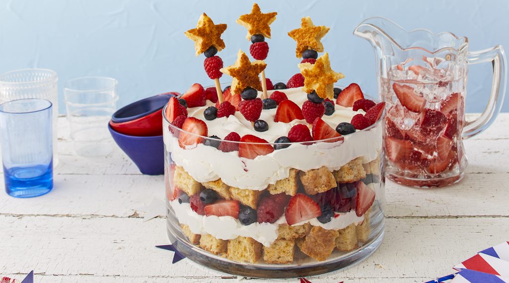 Mixed Berry Shortcake Trifle