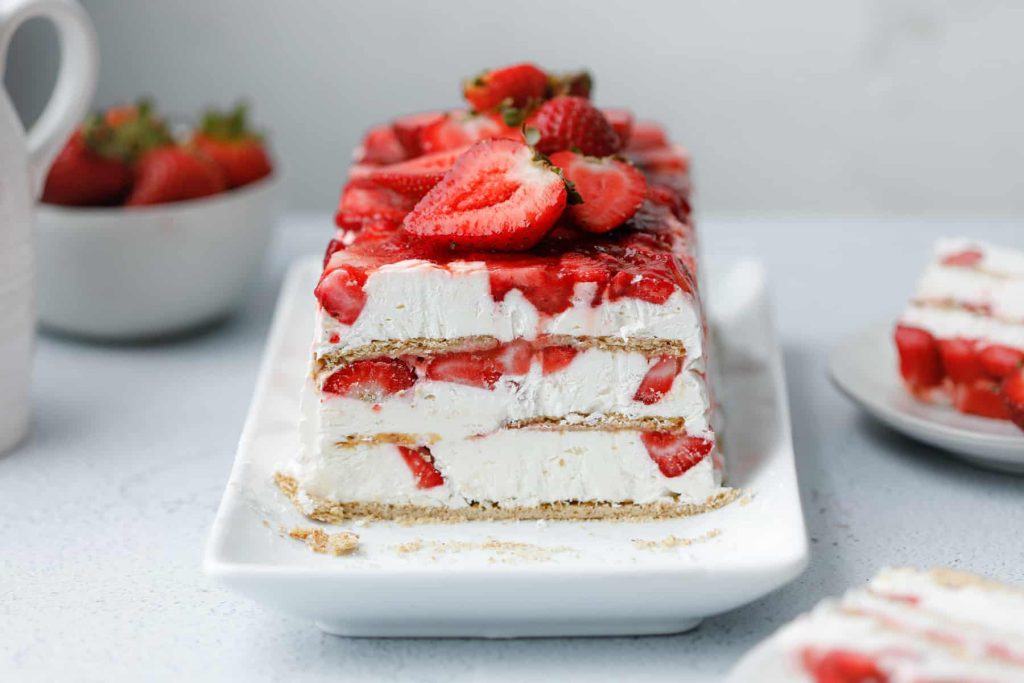 Strawberry Cheesecake Icebox Cake