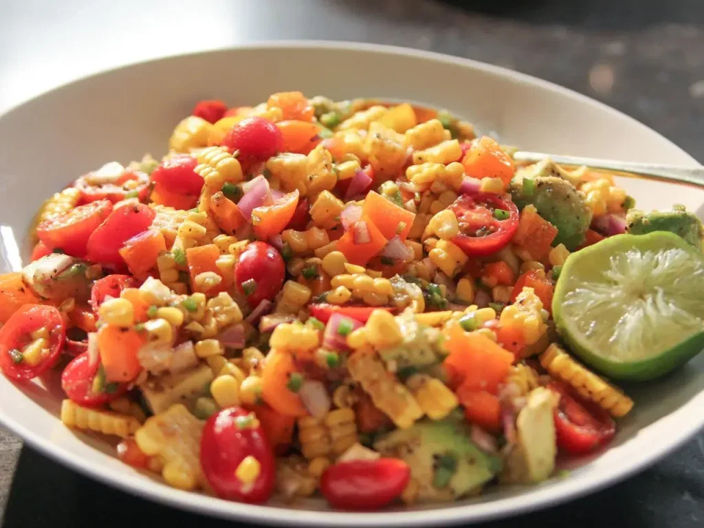 Avocado Corn Fiesta Salad
