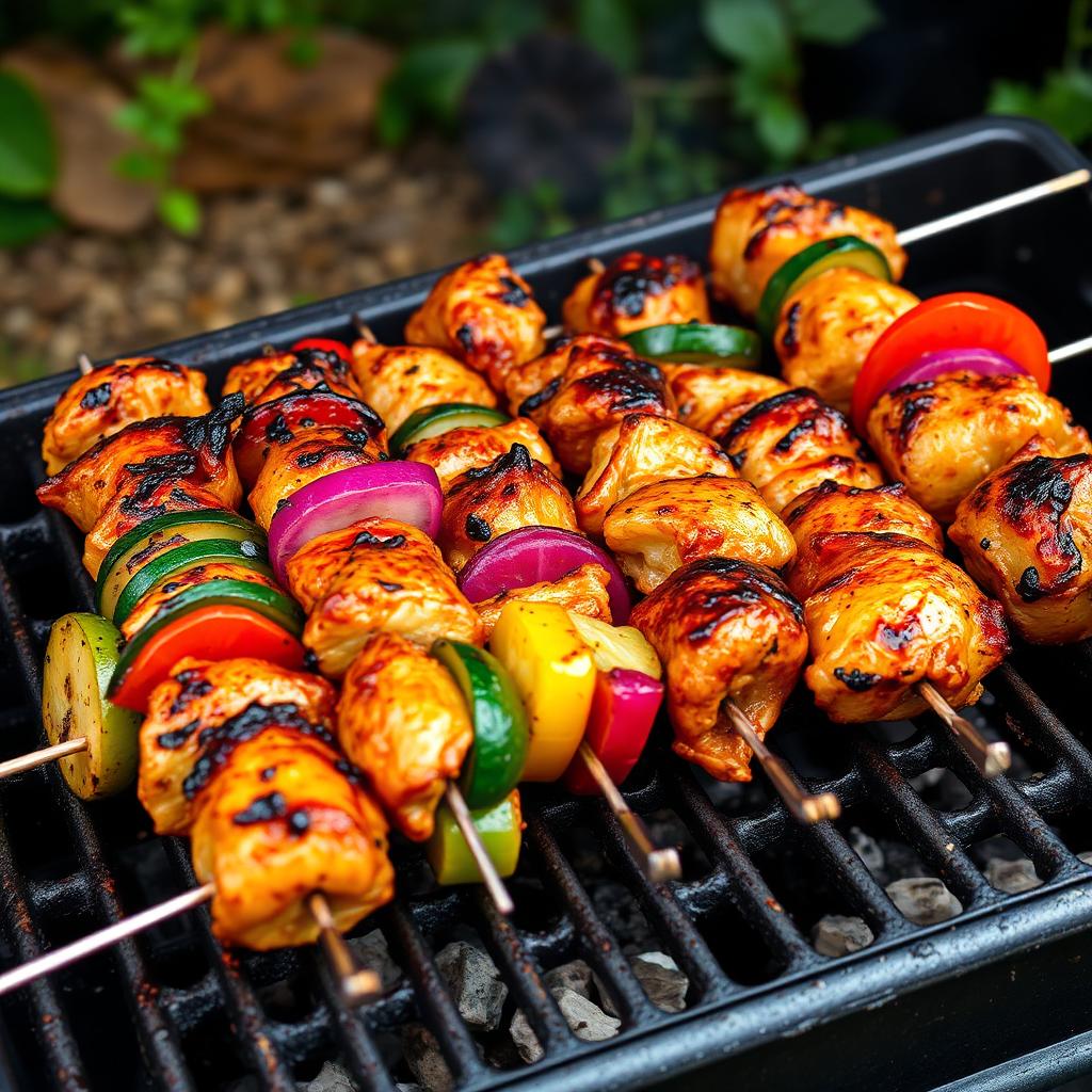BBQ Chicken Skewers