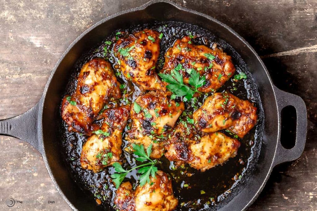 Balsamic Glazed Chicken Thighs