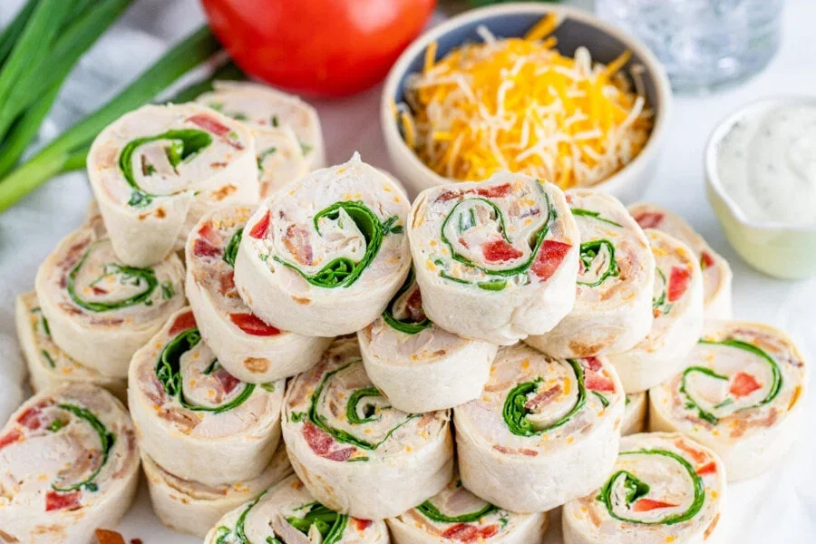 Chicken Bacon Ranch Pinwheels