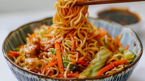 Chicken Yakisoba