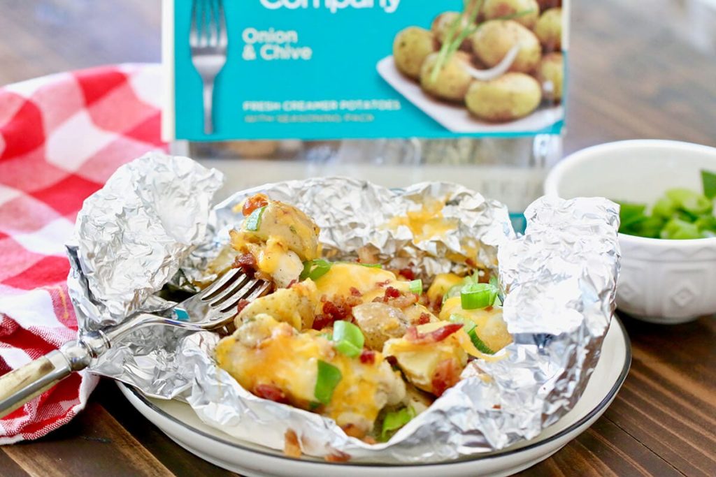 Chicken and Potato Foil Packets
