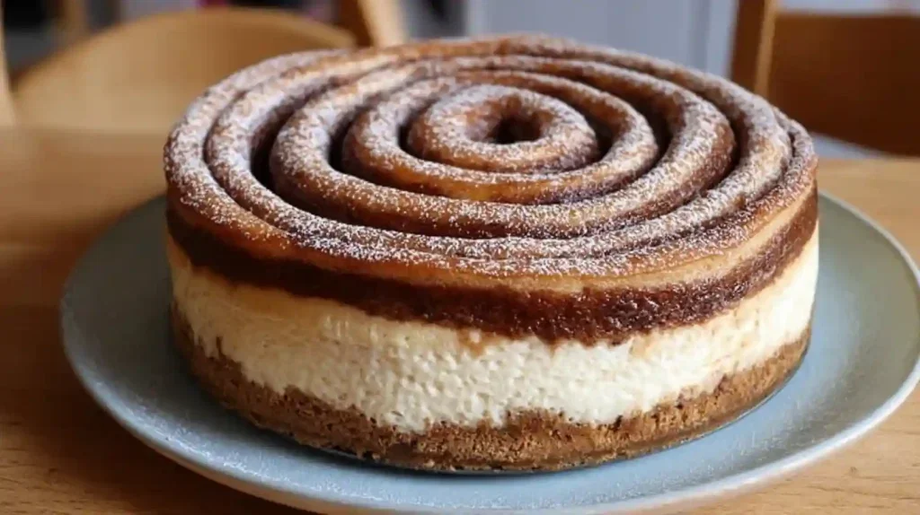 Cinnamon Roll Cheesecake