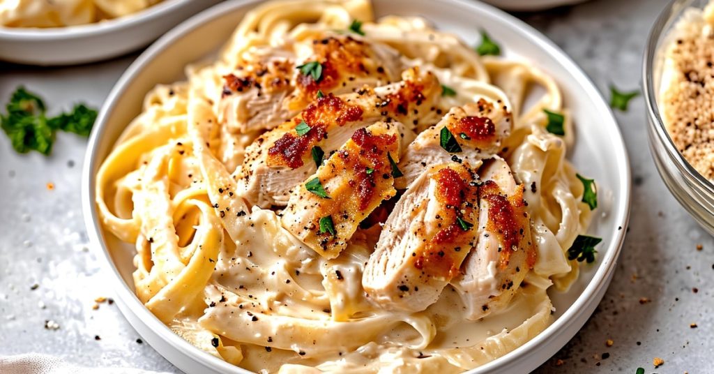 Copycat Olive Garden Chicken Alfredo