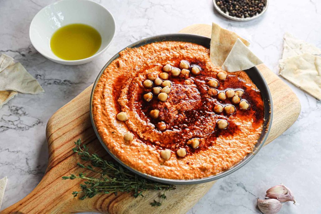 Roasted Red Pepper Hummus