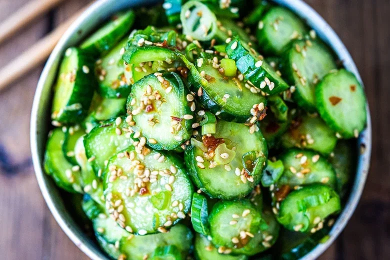 Crunchy Asian Cucumber Salad