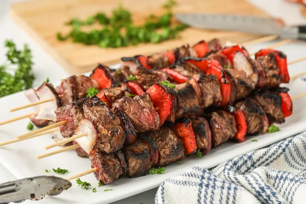 Garlic Butter Steak Kabobs