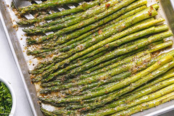 Garlic Parmesan Asparagus