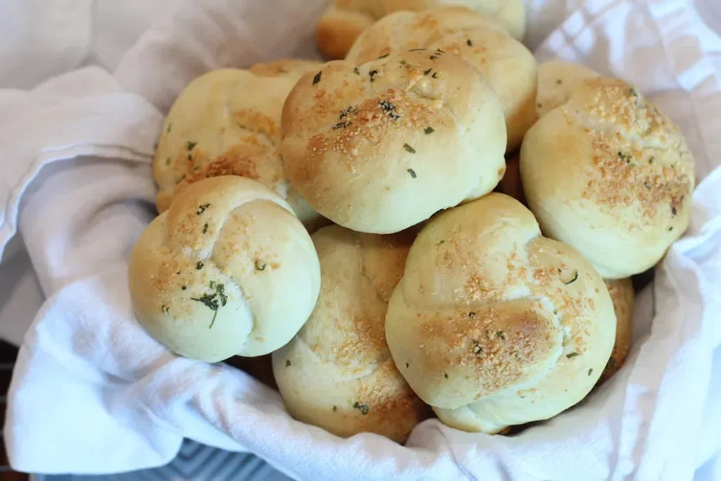 Garlic Parmesan Knots