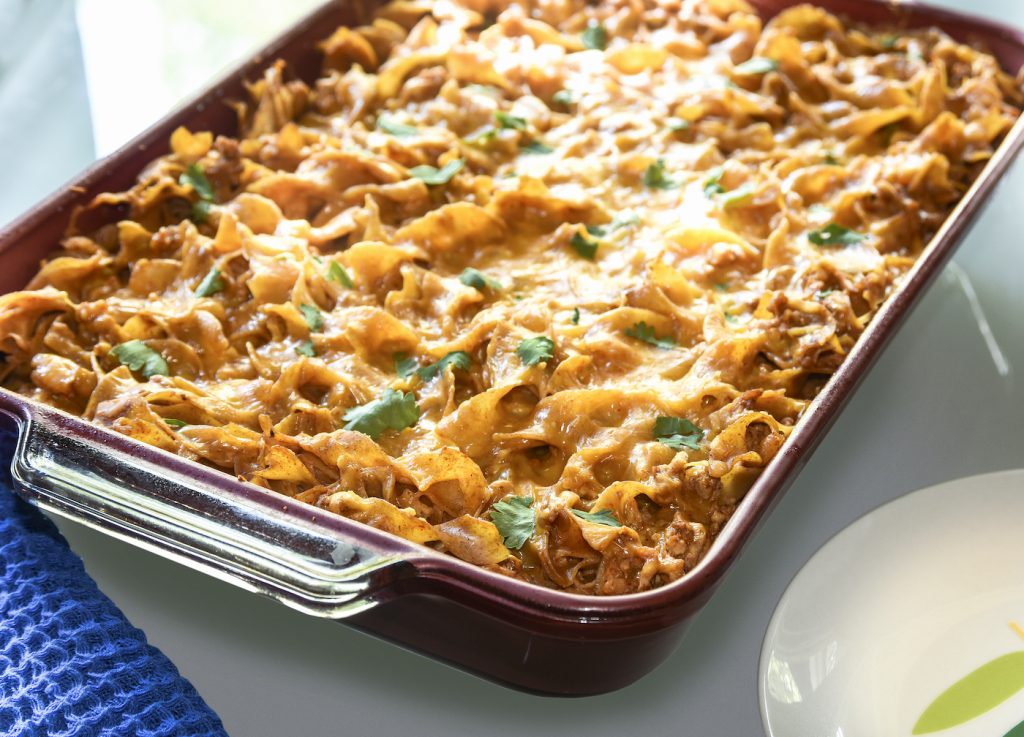 Ground Turkey Enchilada Casserole