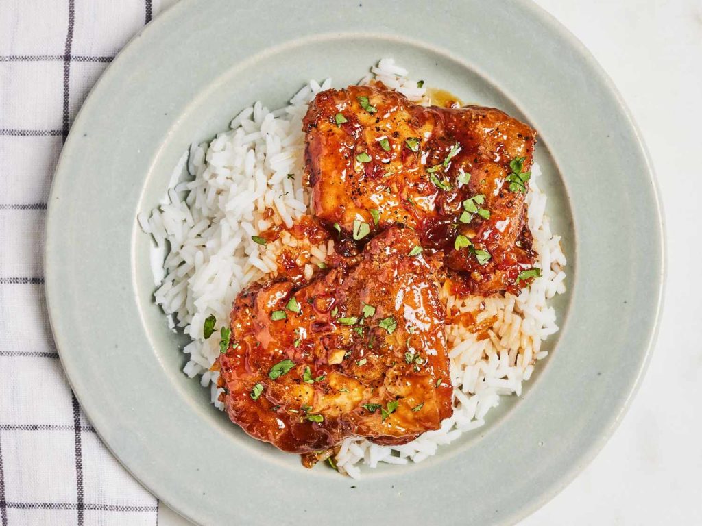 Honey Garlic Chicken Thighs