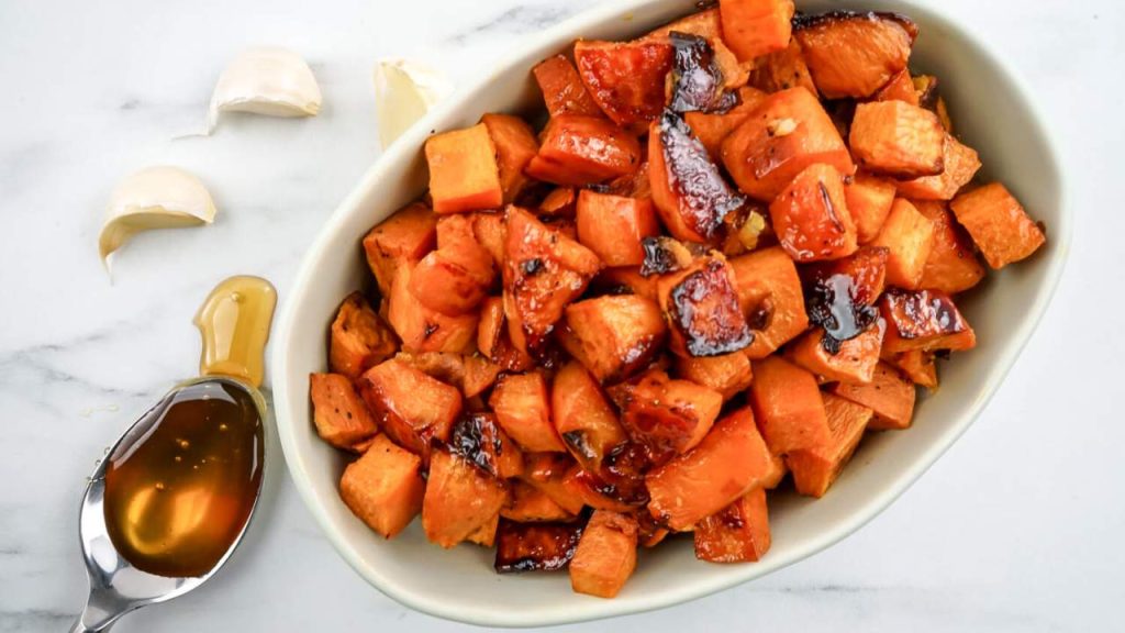 Honey Roasted Sweet Potatoes