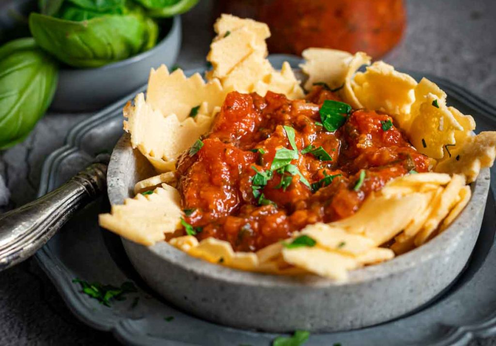 Italian Marinara Keto Pasta