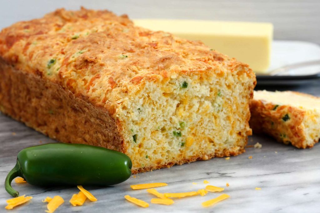 Jalape&ntilde;o Cheddar Quick Bread