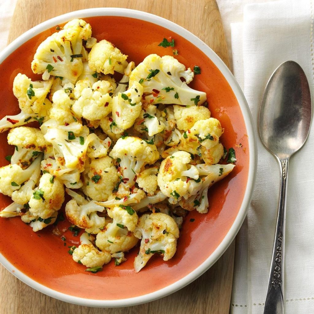 Lemon Herb Roasted Cauliflower
