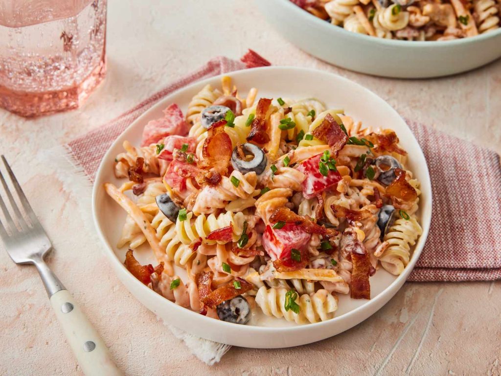 Loaded Bacon Ranch Pasta Salad