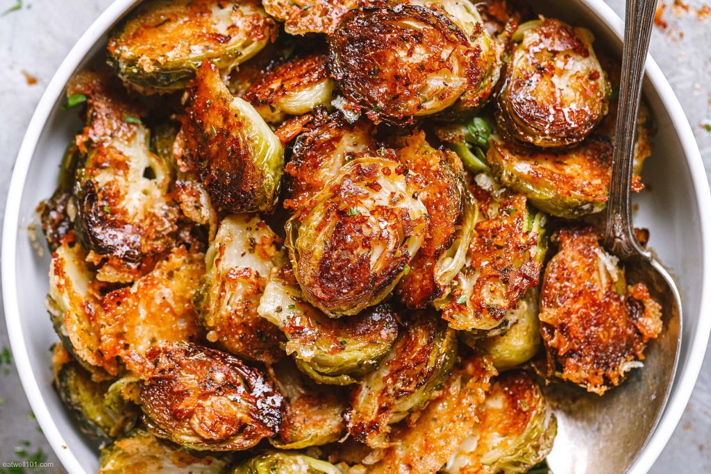 Parmesan Roasted Brussels Sprouts