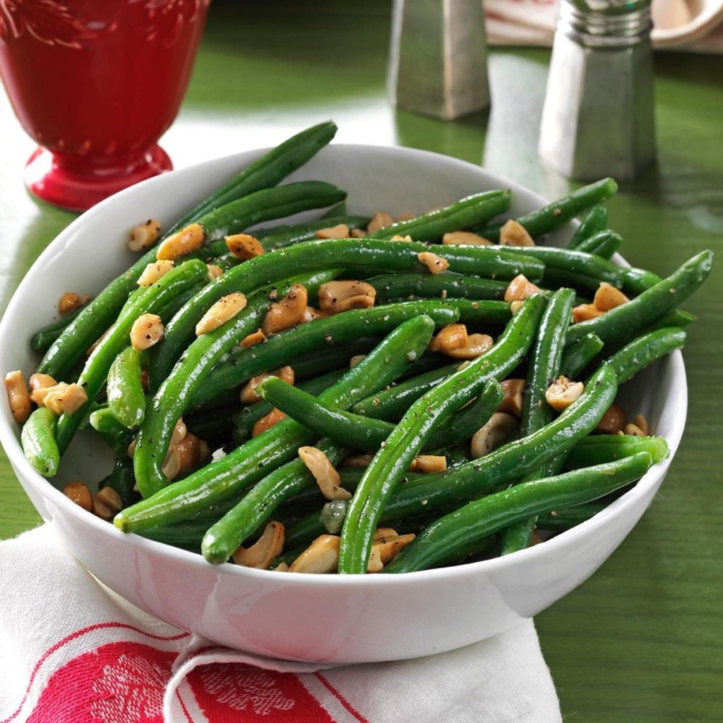 Roasted Garlic Green Beans