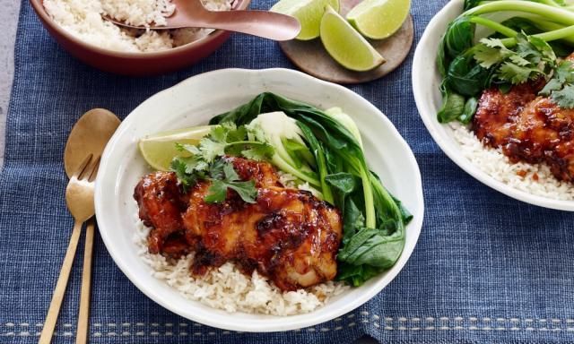Sticky Asian Chicken Thighs