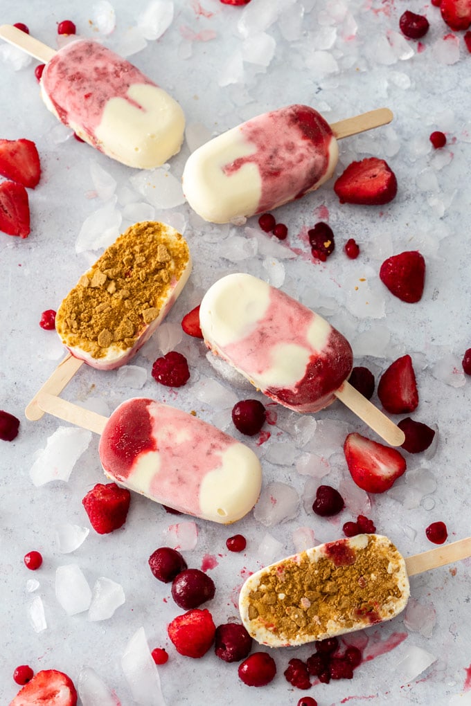 Strawberry-Cheesecake-Ice-Cream-Bars