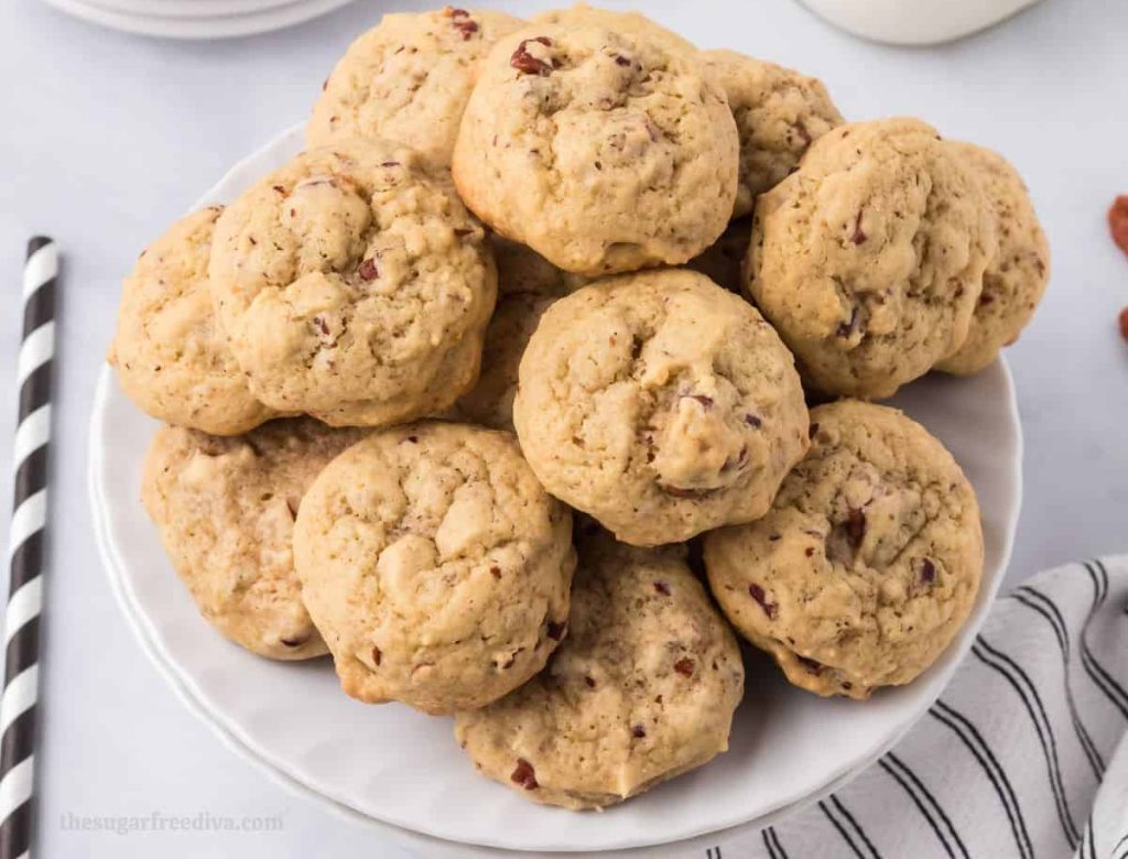 Sugar-Free Pecan Cookies