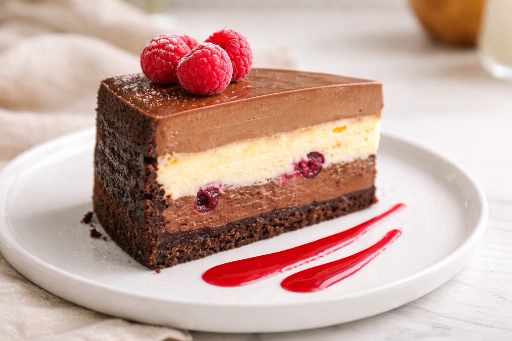 Triple Chocolate Cheesecake