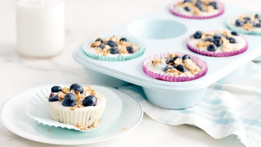Triple Citrus Blueberry Frozen Yogurt Cups