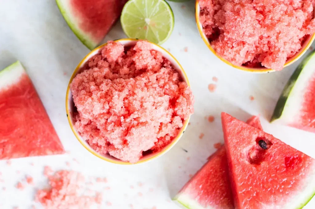 Watermelon Lime Granita