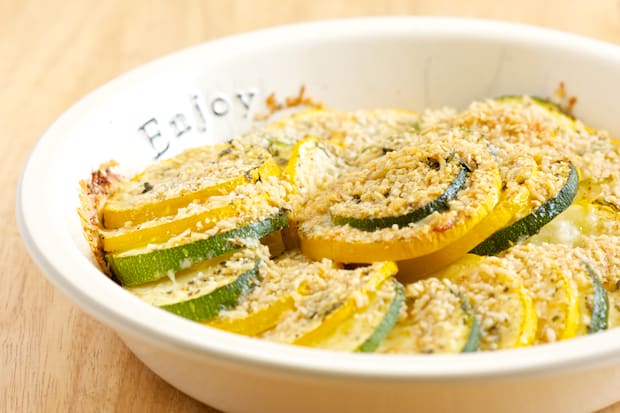 Zucchini Parmesan Gratin