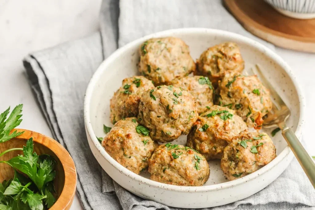 Air Fryer Turkey Meatballs