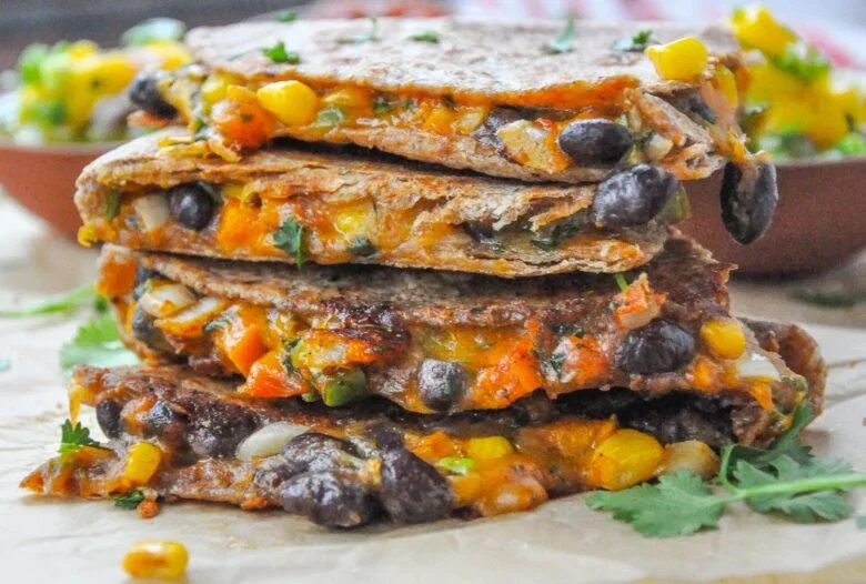 Black Bean and Corn Quesadillas