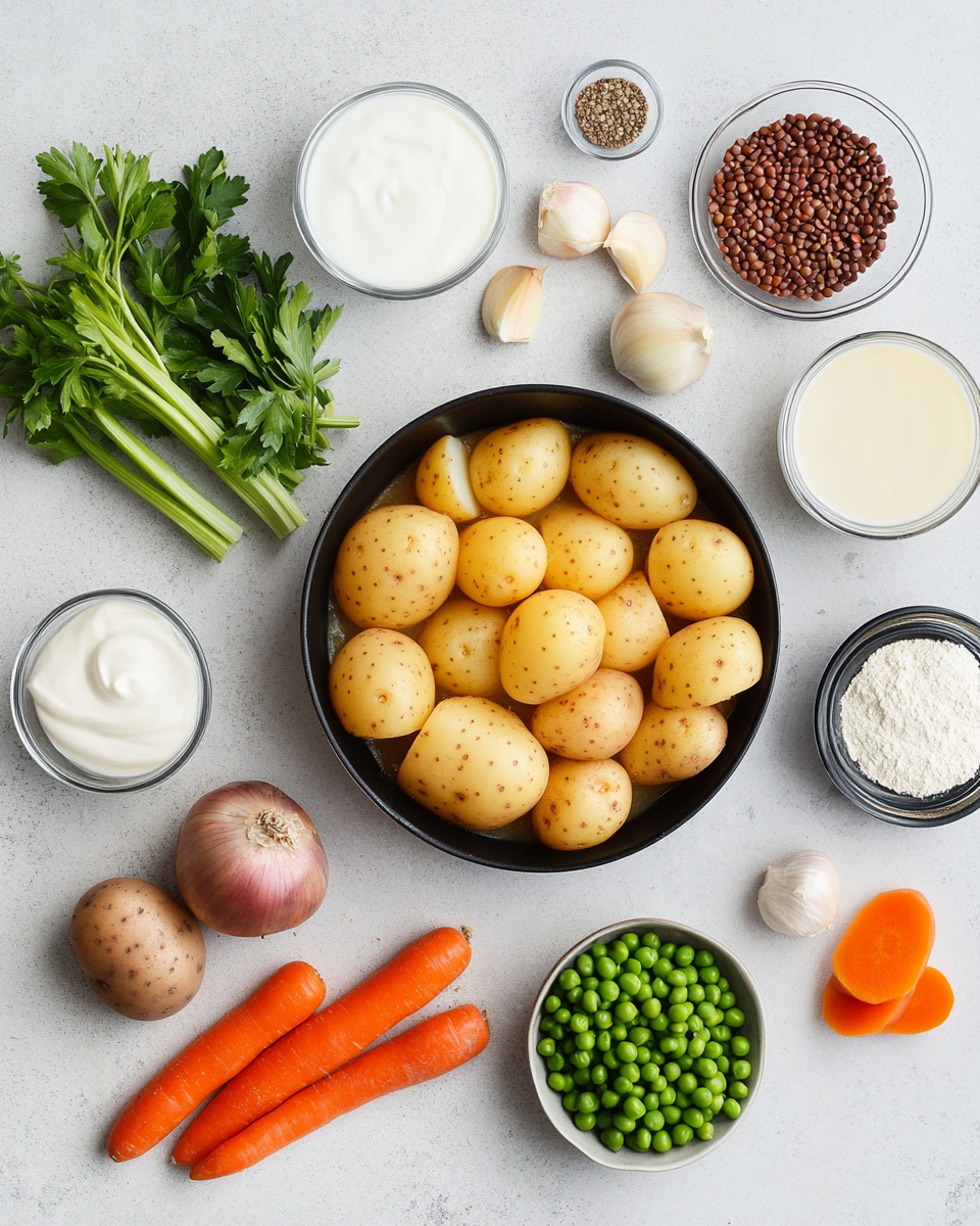 Lentil Shepherd’s Pie Key Ingredients