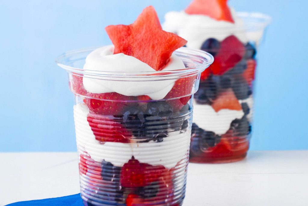 Red White & Blue Yogurt Parfaits