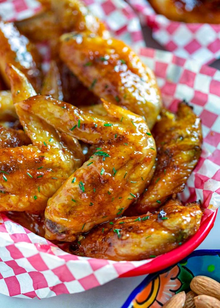 Smoked Honey Garlic Chicken Wings