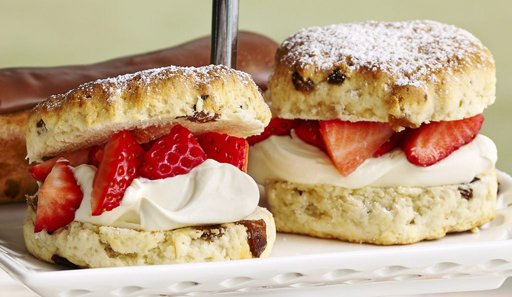 Strawberry Cream Scones
