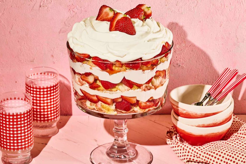 Strawberry Shortcake Trifle